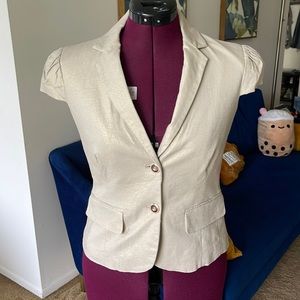 Short sleeve blazer